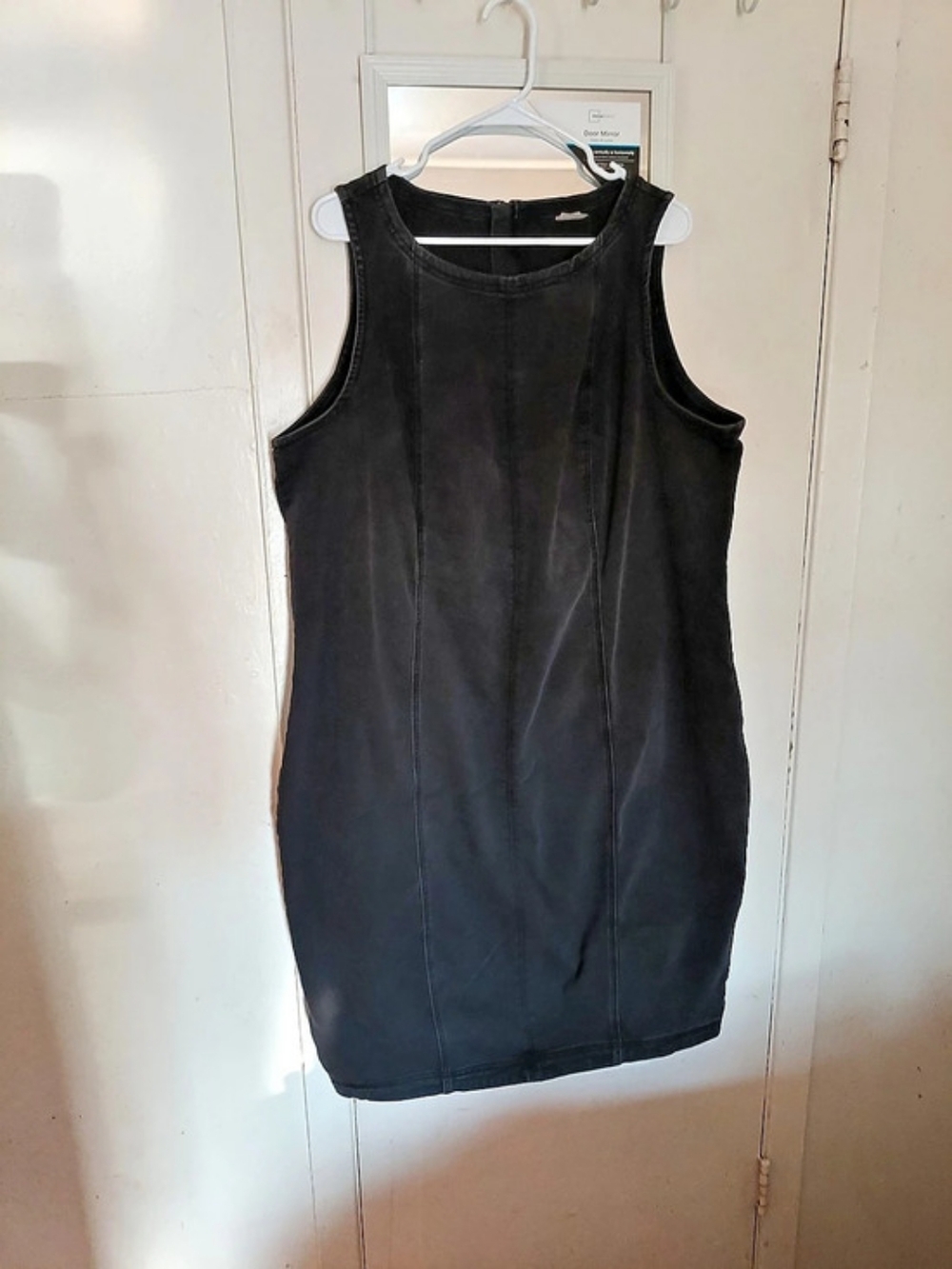 Terra & Sky Black Sleeveless Mini Dress Size 2X Like New